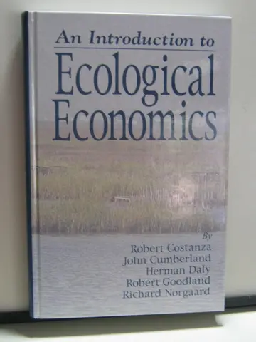 Cover of An Introduction to Ecological Economics