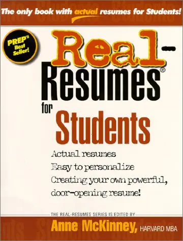 Cover of Real-Resumes for Students
