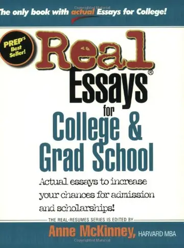 Cover of Real Essays for College and Grad School