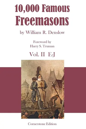 Cover of 10,000 Famous Freemasons
