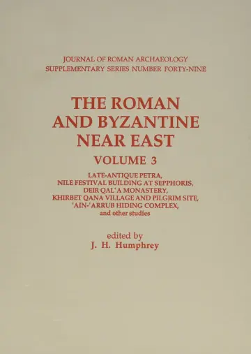 Cover of The Roman and Byzantine Near East