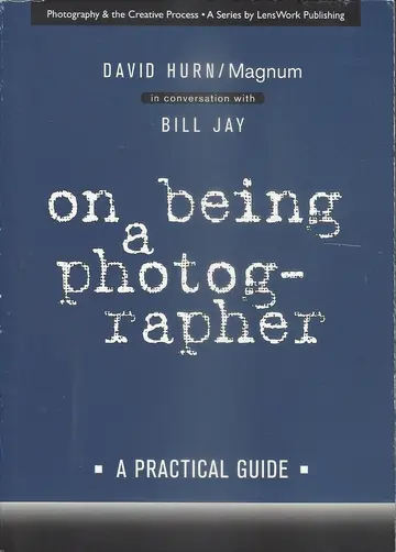 Cover of On Being a Photographer