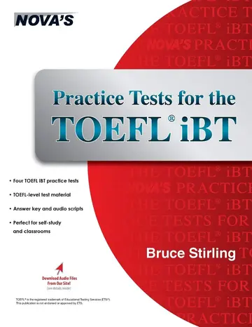 Cover of Practice Tests for the TOEFL iBT