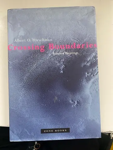 Cover of Crossing Boundaries – Selected Writings