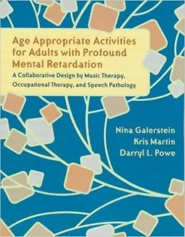 Cover of Age Appropriate Activities for Adults with Profound Mental Retardation