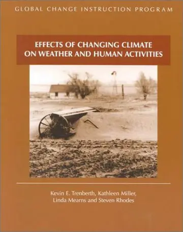 Cover of Effects of Changing Climate on Weather and Human Activities