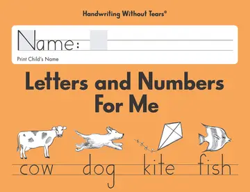 Cover of Letters and Numbers for Me - Grade K