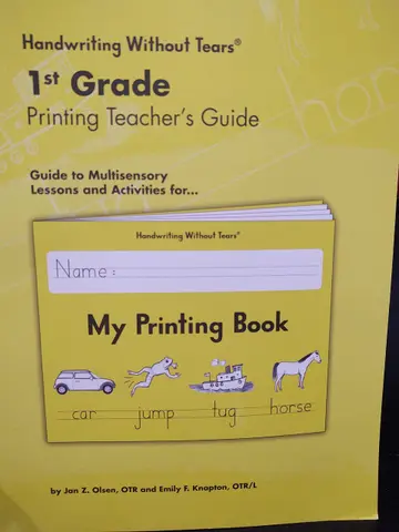 Cover of 1st Grade Printing Teacher's Guide