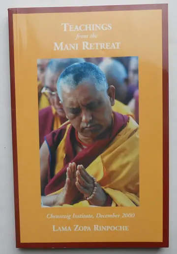 Cover of Teachings from the Mani Retreat
