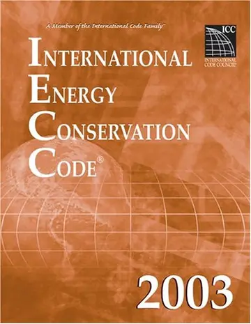 Cover of International Energy Conservation Code 2003