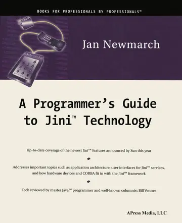 Cover of A Programmer's Guide to Jini Technology