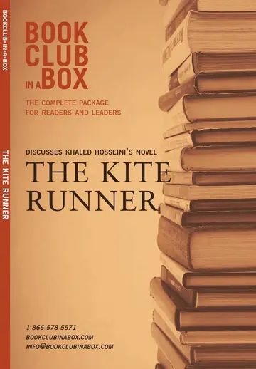 Cover of "Bookclub-in-a-Box" Discusses the Novel "The Kite Runner"