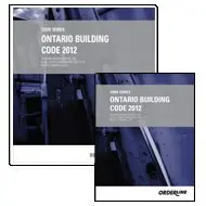 Cover of Ontario Building Code 2012