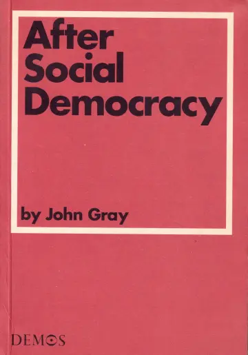 Cover of After Social Democracy