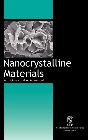 Cover of Nanocrystalline Materials