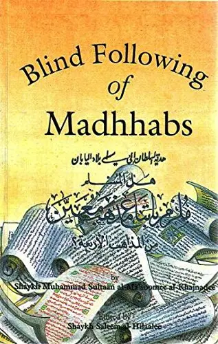 Cover of Blind Following of Madhhabs