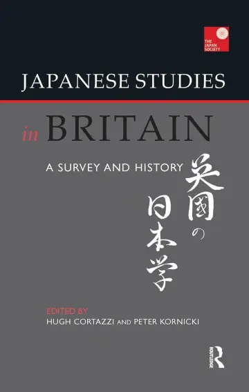 Cover of Japanese Studies in Britain