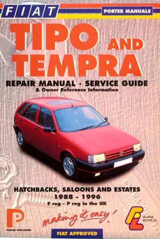 Cover of Fiat Tipo and Tempra Repair Manual, Service Guide and Owner Reference Information