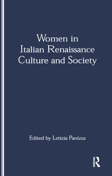 Cover of Women in Italian Renaissance Culture and Society