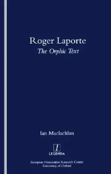 Cover of Roger Laporte