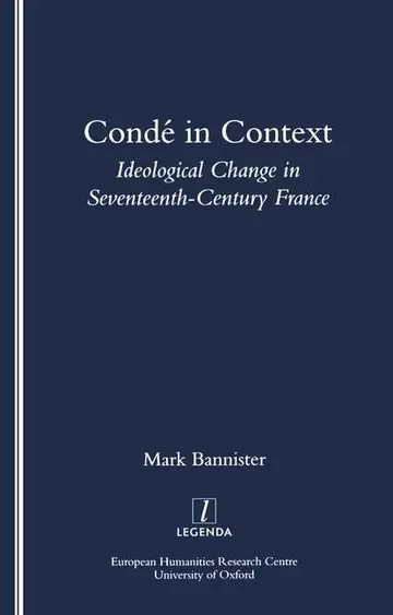 Cover of Conde in Context