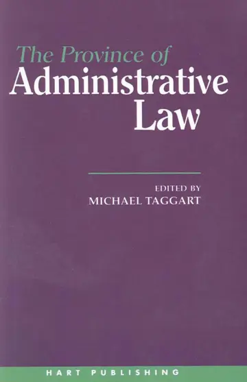 Cover of The Province of Administrative Law
