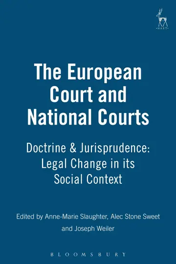 Cover of The European Court and National Courts