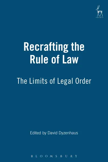 Cover of Recrafting the Rule of Law