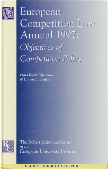 Cover of European Competition Law Annual 1997