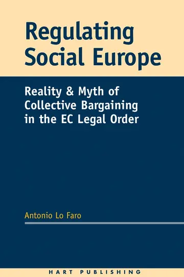 Cover of Regulating Social Europe
