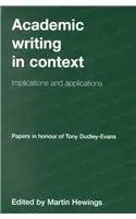 Cover of Academic Writing in Context