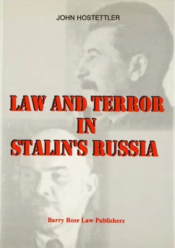 Cover of Law and Terror in Stalin's Russia