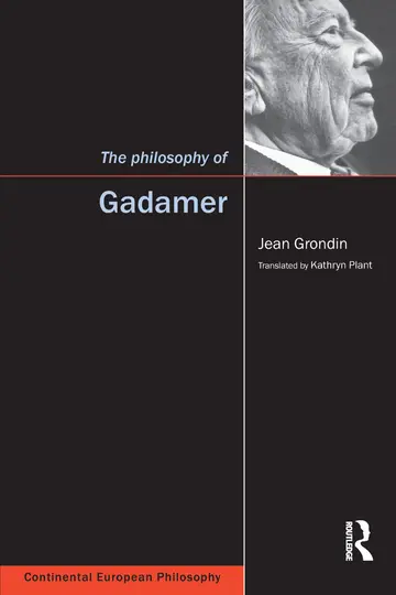 Cover of The Philosophy of Gadamer