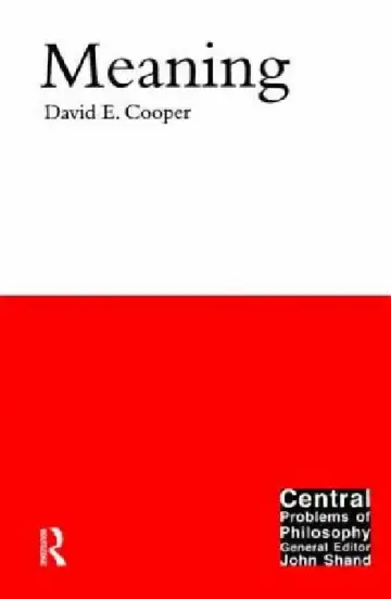 Cover of Meaning