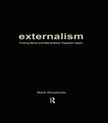 Cover of Externalism