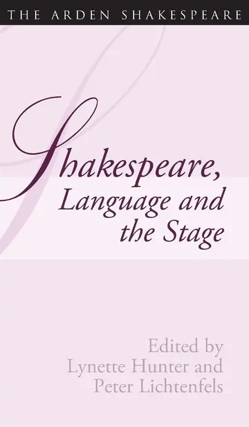 Cover of Shakespeare, Language and the Stage