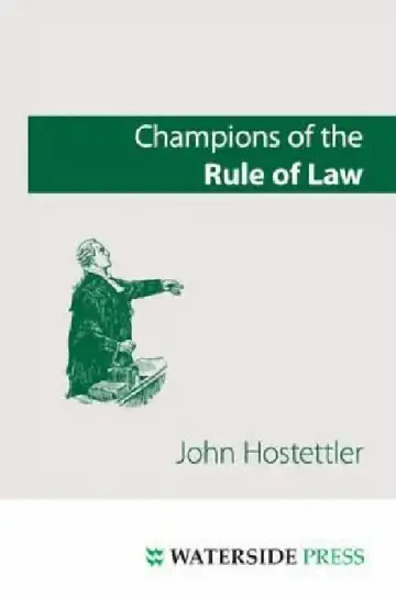 Cover of Champions of the Rule of Law