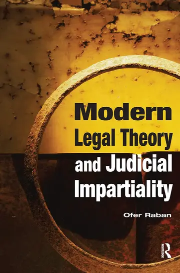 Cover of Modern Legal Theory and Judicial Impartiality