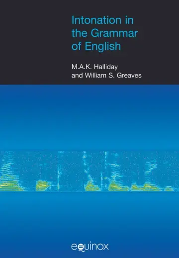 Cover of Intonation in the Grammar of English