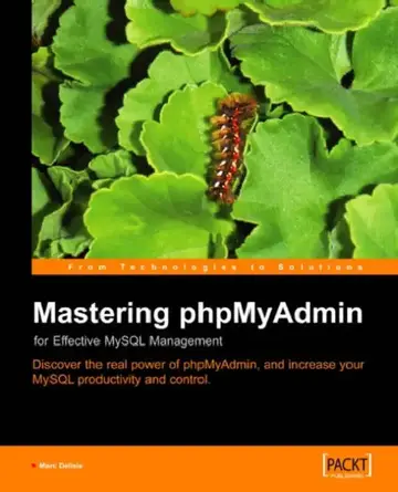 Cover of Mastering Phpmyadmin for Effective MySQL Management