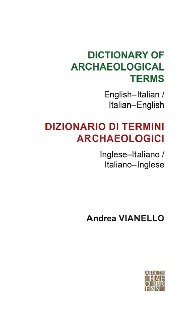 Cover of Dictionary of Archaeological Terms