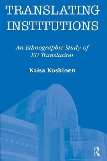 Cover of Translating Institutions