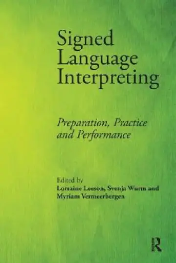 Cover of Signed Language Interpreting