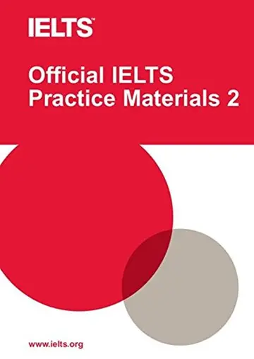 Cover of Official IELTS Practice Materials 2 with DVD