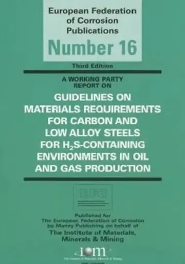 Cover of Guidelines on Materials Requirements for Carbon and Low Alloy Steels