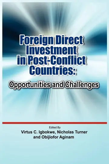 Cover of Foreign Direct Investment in Post Conflict Countries