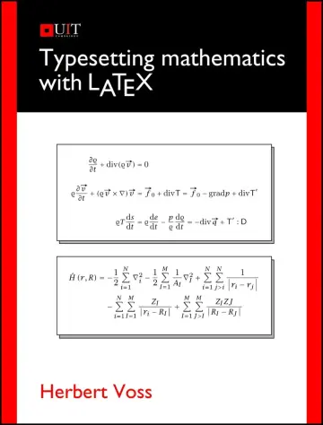 Cover of Typesetting Mathematics with Latex