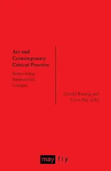 Cover of Art and Contemporary Critical Practice