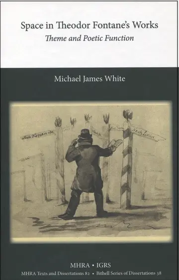 Cover of Space in Theodor Fontane's Works. Theme and Poetic Function
