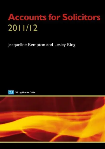 Cover of Accounts for Solicitors